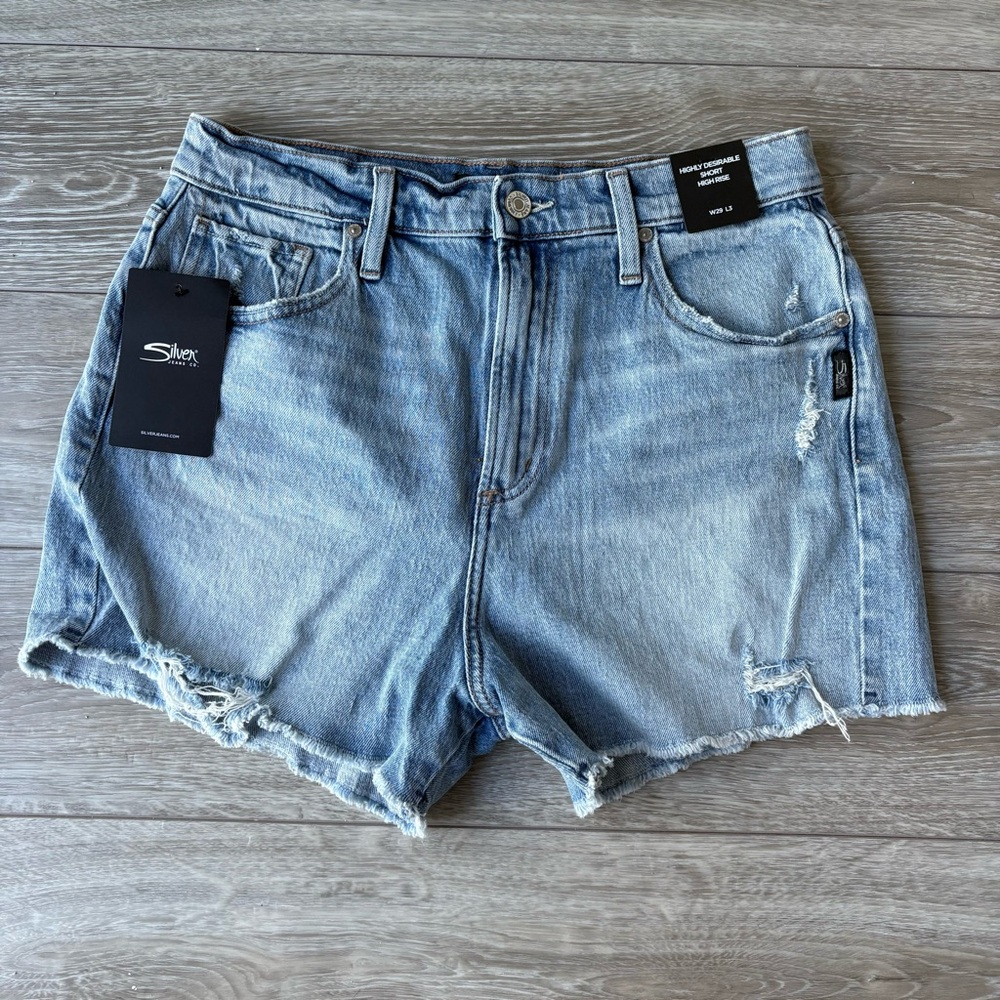 NWT High Rise Jean Shorts